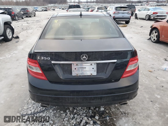 2010 Mercedes-Benz C 350 Sport with VIN WDDGF5GB0AR115315, listed as a Copart auction lot 44033535 with Not provided miles and Salvage title. Bid and sale history available at DreamBid. Image 6.
