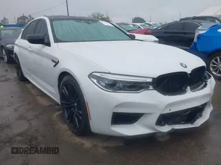 2019 BMW M5 Competition with VIN WBSJF0C52KB447102, listed as a IAAI auction lot 41778593 with 31,030 mi miles. Bid and sale history available at carsss.com. Image 1.