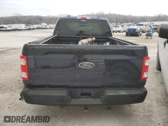 2023 Ford F-150 XL with VIN 1FTMF1C59PKD62145, listed as a Copart auction lot 84638074 with Not Provided miles and Salvage Title. Bid and sale history available at carsss.com. Image 6.