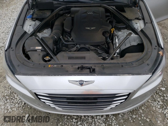 2017 Genesis G80 3.8L with VIN KMHGN4JE4HU172064, listed as a Copart auction lot 81132543 with 126,750 mi miles and Salvage Title. Bid and sale history available at carsss.com. Image 11.