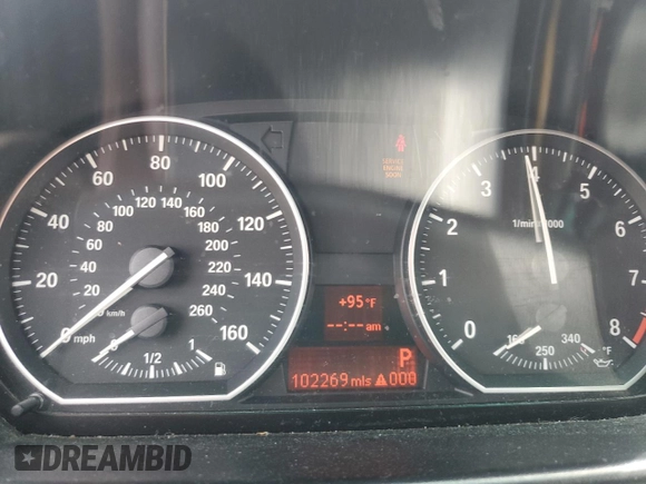 2008 BMW 1 Series 135i with VIN WBAUN93588VF54691, listed as a Copart auction lot 60436025 with 102,269 mi miles and Clean title. Bid and sale history available at DreamBid. Image 9.