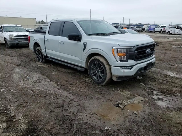 2023 Ford F-150 XL with VIN 1FTEW1CP7PFD32737, listed as a Copart auction lot 45402205 with 18,460 mi miles and Salvage Title. Bid and sale history available at carsss.com. Image 10.