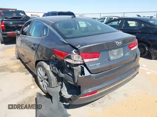 2017 Kia Optima LX with VIN 5XXGT4L3XHG162392, listed as a IAAI auction lot 42190491 with 109,566 mi miles and . Bid and sale history available at DreamBid. Image 3.