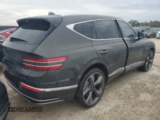 2025 Genesis GV80 Prestige with VIN KMUHEESC7SU212962, listed as a Copart auction lot 75023334 with Not Provided miles and Salvage Title. Bid and sale history available at DreamBid. Image 3.