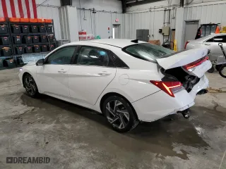 2024 Hyundai Elantra Limited with VIN KMHLP4DGXRU816254, listed as a Copart auction lot 53451475 with 19,062 mi miles and Clean Title. Bid and sale history available at carsss.com. Image 2.