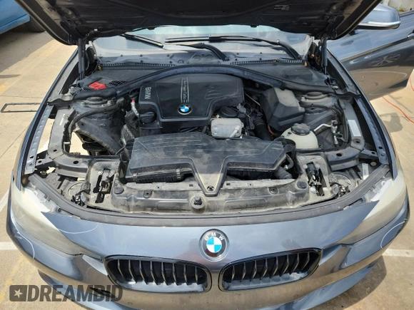 2014 BMW 3 Series 320i xDrive with VIN WBA3C3C50EF986791, listed as a Copart auction lot 62003805 with 109,556 mi miles and Salvage title. Bid and sale history available at DreamBid. Image 11.