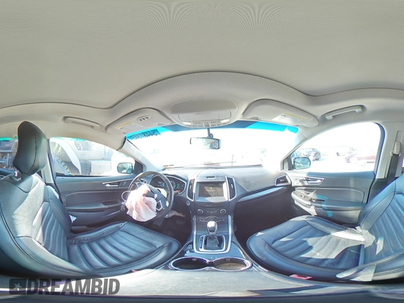 2015 Ford Edge SEL with VIN 2FMTK4J84FBB70254, listed as a Copart auction lot 54487345 with 133,621 mi miles and Salvage Title. Bid and sale history available at carsss.com. Image 16.