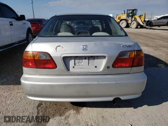 1999 Honda Civic LX with VIN 2HGEJ6678XH560446, listed as a Copart auction lot 56669794 with 197,100 mi miles and Non Repairable. Bid and sale history available at carsss.com. Image 6.