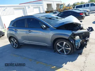 2019 Hyundai Kona Limited with VIN KM8K33A58KU340225, listed as a IAAI auction lot 41790438 with 53,965 mi miles. Bid and sale history available at carsss.com. Image 14.
