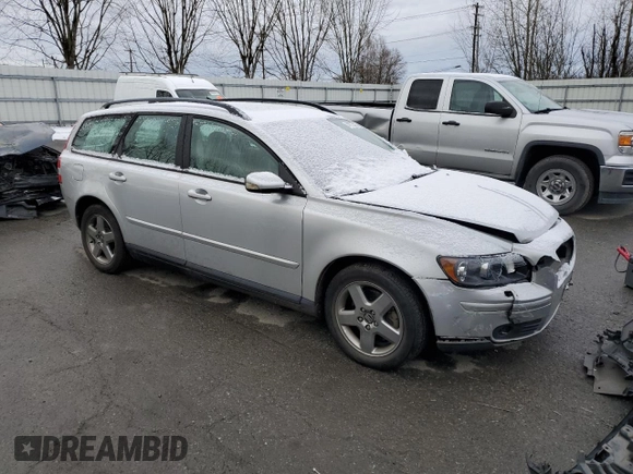 2006 Volvo V50 2.5L Turbo with VIN YV1MJ682762162920, listed as a Copart auction lot 44725505 with 0 mi miles and Salvage Title. Bid and sale history available at carsss.com. Image 4.
