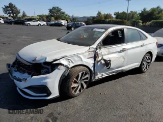 2021 Volkswagen Jetta S with VIN 3VW6T7BU2MM021202, listed as a Copart auction lot 62583115 with 46,017 mi miles and Salvage title. Bid and sale history available at DreamBid. Image 1.