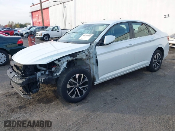 2022 Volkswagen Jetta with VIN 3VWNM7BU0NM020740, listed as a IAAI auction lot 40719285 with 43,570 mi miles and . Bid and sale history available at DreamBid. Image 20.