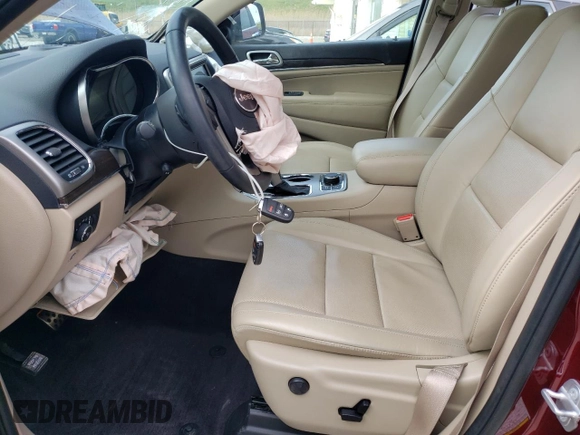 2018 Jeep Grand Cherokee Limited with VIN 1C4RJFBG8JC231407, listed as a Copart auction lot 53949375 with 27,335 mi miles and Salvage Title. Bid and sale history available at carsss.com. Image 7.