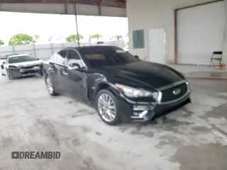 2020 Infiniti Q50 Luxe with VIN JN1EV7AP7LM201177, listed as a Copart auction lot 59437585 with 64,267 mi miles and Non repairable. Bid and sale history available at DreamBid. Image 13.
