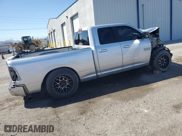 2015 Ram 1500 Lone Star with VIN 1C6RR6GT4FS512252, listed as a Copart auction lot 49677395 with 124,847 mi miles and Salvage Title. Bid and sale history available at carsss.com. Image 3.