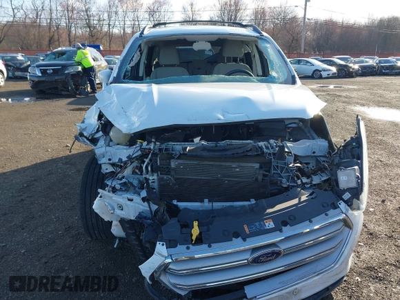 2017 Ford Escape SE with VIN 1FMCU9GD5HUE00425, listed as a IAAI auction lot 41843115 with 64,896 mi miles. Bid and sale history available at carsss.com. Image 17.