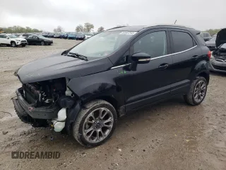 2019 Ford EcoSport Titanium z VIN MAJ6S3KL7KC284215, wystawiony jako Copart lot #55507245 z przebiegiem 60 338 mil mil oraz Szkoda całkowita • Salvage title. Historia ofert i sprzedaży dostępna na DreamBid. Obrazek 1.