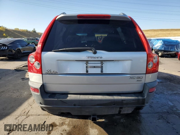 2004 Volvo XC90 with VIN YV1CZ91HX41076752, listed as a Copart auction lot 76127154 with 224,812 mi miles and Salvage Title. Bid and sale history available at carsss.com. Image 6.