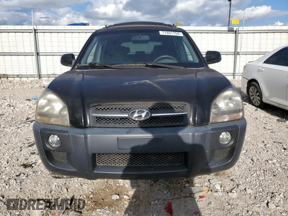 2006 Hyundai Tucson GLS with VIN KM8JN72D06U343113, listed as a Copart auction lot 71891754 with 195,945 mi miles and Clean Title. Bid and sale history available at carsss.com. Image 5.