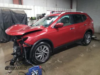 2016 Nissan Rogue SL with VIN 5N1AT2MV9GC770781, listed as a Copart auction lot 45149625 with 89,922 mi miles and Salvage Title. Bid and sale history available at DreamBid. Image 1.