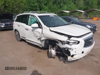 2015 Infiniti QX60 with VIN 5N1AL0MM3FC546979, listed as a IAAI auction lot 42192346 with 181,679 mi miles and . Bid and sale history available at DreamBid. Image 1.