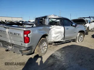 2021 Chevrolet Silverado 1500 LTZ with VIN 3GCUYGET4MG282294, listed as a Copart auction lot 80017084 with Not Provided miles and Salvage Title. Bid and sale history available at DreamBid. Image 3.