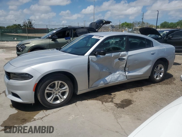 2023 Dodge Charger SXT z VIN 2C3CDXBG7PH529279, wystawiony jako Copart lot #55828515 z przebiegiem Nie podano mil oraz Nie do naprawy • Non repairable. Historia ofert i sprzedaży dostępna na DreamBid. Obrazek 1.