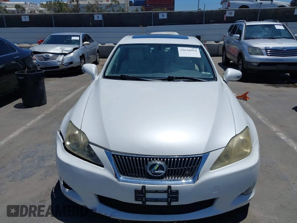 2010 Lexus IS 250 with VIN JTHBF5C25A5124737, listed as a IAAI auction lot 42636954 with Not provided miles and . Bid and sale history available at DreamBid. Image 12.