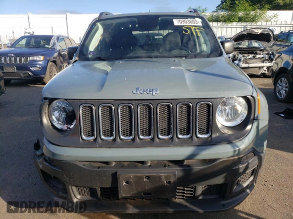 2018 Jeep Renegade Sport z VIN ZACCJBAH4JPH17653, wystawiony jako Copart lot #70903603 z przebiegiem 61 157 mil mil oraz . Historia ofert i sprzedaży dostępna na DreamBid. Obrazek 5.