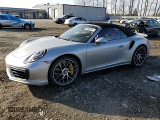 2017 Porsche 911 Turbo with VIN WP0CD2A93HS178432, listed as a Copart auction lot 45962934 with 28,703 mi miles. Bid and sale history available at carsss.com. Image 1.