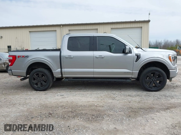 2021 Ford F-150 XL with VIN 1FTFW1ED4MFB51064, listed as a IAAI auction lot 41747593 with 35,842 mi miles. Bid and sale history available at carsss.com. Image 13.
