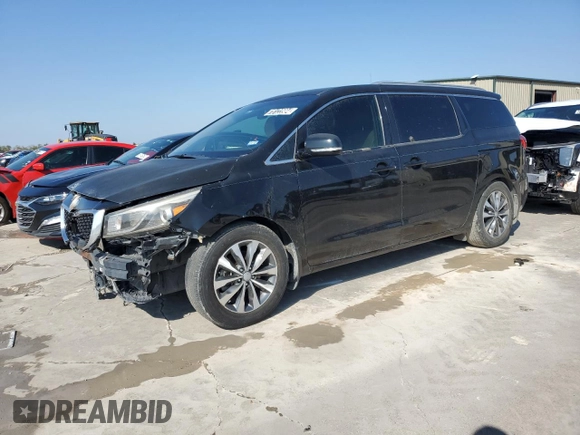 2017 Kia Sedona SX with VIN KNDMC5C10H6343877, listed as a Copart auction lot 78123984 with 103,543 mi miles and Clean Title. Bid and sale history available at carsss.com. Image 1.
