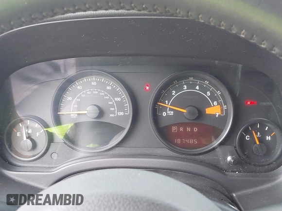 2016 Jeep Patriot Latitude with VIN 1C4NJPFB6GD603624, listed as a IAAI auction lot 42411731 with 187,485 mi miles and . Bid and sale history available at DreamBid. Image 7.