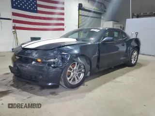 2014 Chevrolet Camaro LS z VIN 2G1FE1E38E9319804, wystawiony jako Copart lot #48912795 z przebiegiem 79 779 mil mil oraz Szkoda całkowita • Salvage title. Historia ofert i sprzedaży dostępna na DreamBid. Obrazek 1.