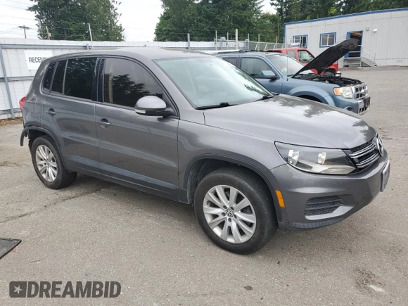 2012 Volkswagen Tiguan SE with VIN WVGAV7AX7CW078203, listed as a Copart auction lot 60756905 with 106,238 mi miles and Clean title. Bid and sale history available at DreamBid. Image 4.
