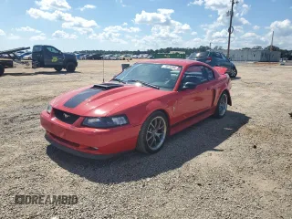 2003 Ford Mustang Premium Mach 1 with VIN 1FAFP42R13F413268, listed as a Copart auction lot 73670294 with 197,214 mi miles and Salvage title. Bid and sale history available at DreamBid. Image 1.