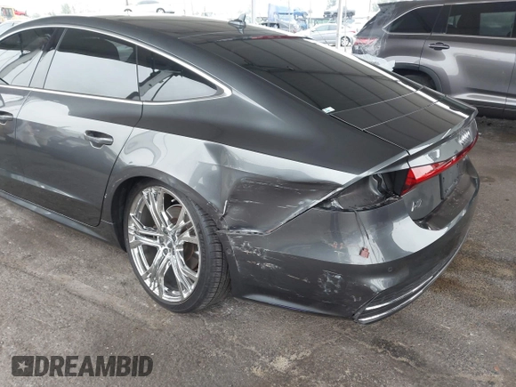2019 Audi A7 Prestige with VIN WAUV2AF25KN022867, listed as a IAAI auction lot 42100910 with 68,735 mi miles and . Bid and sale history available at DreamBid. Image 6.