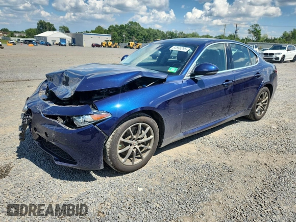 2018 Alfa Romeo Giulia with VIN ZARFAEDNXJ7564294, listed as a Copart auction lot 63896295 with 49,798 mi miles and Clean title. Bid and sale history available at DreamBid. Image 1.