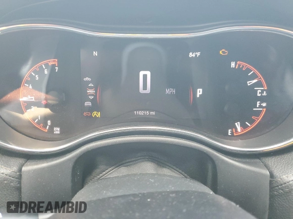 2017 Dodge Durango SXT with VIN 1C4RDHAG1HC847819, listed as a Copart auction lot 62944245 with 110,215 mi miles and Salvage title. Bid and sale history available at DreamBid. Image 9.