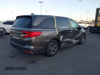 2022 Honda Odyssey EX with VIN 5FNRL6H51NB003886, listed as a IAAI auction lot 41542525 with 68,031 mi miles and . Bid and sale history available at DreamBid. Image 4.