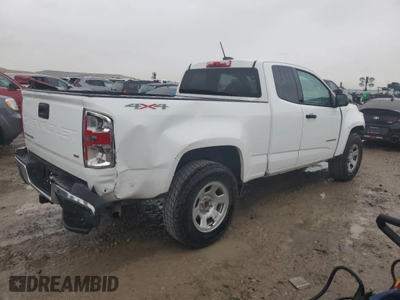 2021 Chevrolet Colorado 4WD Work Truck with VIN 1GCHTBEN8M1189832, listed as a Copart auction lot 41435145 with 136,488 mi miles and Salvage Title. Bid and sale history available at carsss.com. Image 3.