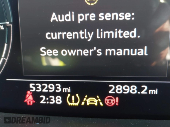 2021 Audi e-tron Premium with VIN WA1AAAGE3MB021535, listed as a IAAI auction lot 41146496 with 53,293 mi miles. Bid and sale history available at carsss.com. Image 16.