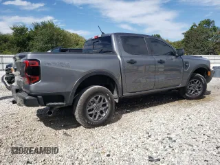 2024 Ford Ranger XLT with VIN 1FTER4HH2RLE19654, listed as a Copart auction lot 73572574 with 2,941 mi miles and Salvage Title. Bid and sale history available at carsss.com. Image 3.