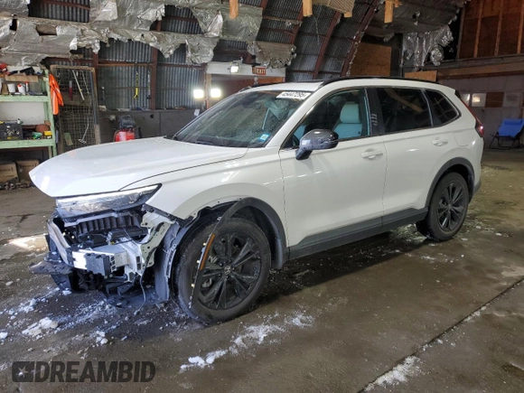2025 Honda CR-V Sport Touring with VIN 2HKRS6H92SH808718, listed as a Copart auction lot 45447295 with 832 mi miles and Salvage Title. Bid and sale history available at DreamBid. Image 1.