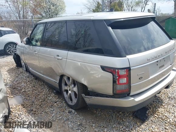 2015 Land Rover Range Rover Supercharged Autobiography with VIN SALGV2TF7FA214068, listed as a IAAI auction lot 42036693 with 79,905 mi miles. Bid and sale history available at carsss.com. Image 3.