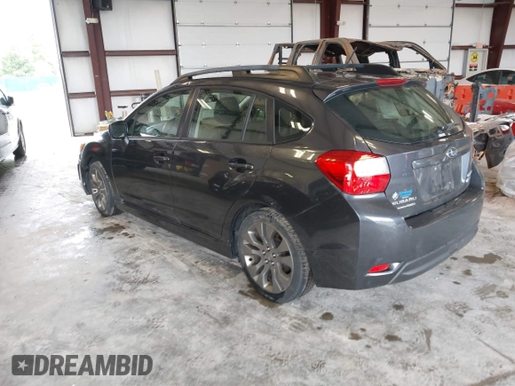 2014 Subaru Impreza 2.0i Sport Premium with VIN JF1GPAL68E8240086, listed as a IAAI auction lot 41999419 with 179,570 mi miles. Bid and sale history available at carsss.com. Image 3.