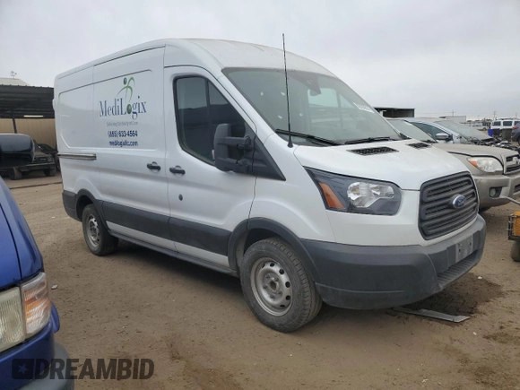 2019 Ford Transit with VIN 1FTYE1CM6KKB06789, listed as a Copart auction lot 44829875 with 98,252 mi miles and Salvage Title. Bid and sale history available at DreamBid. Image 4.