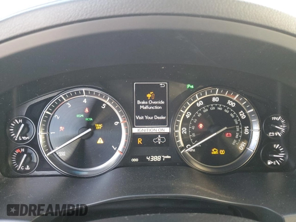 2020 Lexus LX 570 z VIN JTJDY7AX0L4327331, wystawiony jako Copart lot #44070415 z przebiegiem 43 887 mil mil oraz Szkoda całkowita • Salvage title. Historia ofert i sprzedaży dostępna na DreamBid. Obrazek 9.