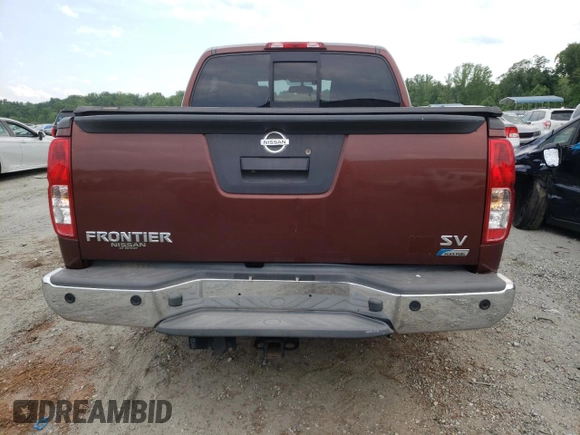 2017 Nissan Frontier SV with VIN 1N6DD0ER5HN700802, listed as a Copart auction lot 57764685 with 121,473 mi miles and Salvage title. Bid and sale history available at DreamBid. Image 6.