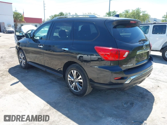 2019 Nissan Pathfinder SL with VIN 5N1DR2MN9KC599969, listed as a IAAI auction lot 41852389 with 186,285 mi miles and . Bid and sale history available at DreamBid. Image 3.